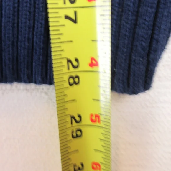 Lands' End Cable Knit Varsity Sweater Size 3X Cotton - Picture 12 of 15